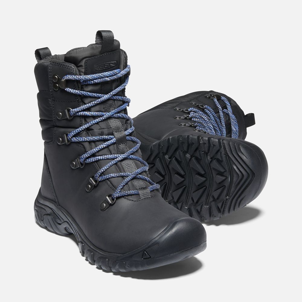 Botas de Seguridad Keen Mexico Negros - Mujer Greta Waterproof - PX9861735